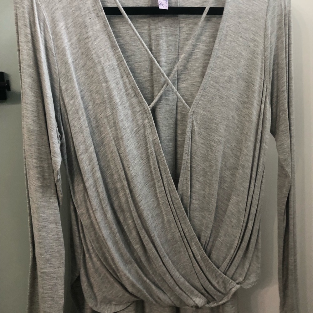 Gray long sleeve